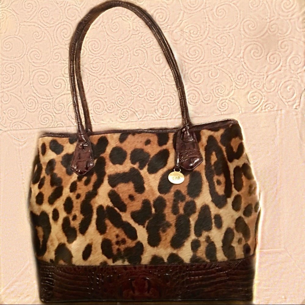Brahmin Leopard Luxe Collection. Rare. Mint